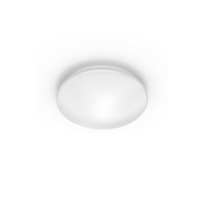 DELVARO ronde platte LED plafondlamp in wit