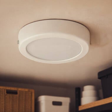 RIMTIVO rond LED opbouwpaneel in wit