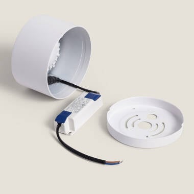 SOLBIVO ronde LED plafondlamp in wit