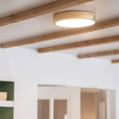 TEMBAVO LED plafondlamp in groen, afbeelding 2