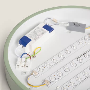 TEMBAVO LED plafondlamp in groen, afbeelding 6
