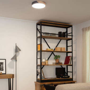 TEMBAVO LED plafondlamp in zwart, afbeelding 3