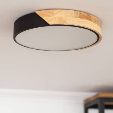 TEMBAVO LED plafondlamp in zwart, afbeelding 2
