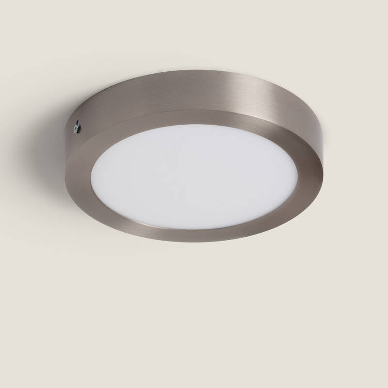 NESPIVO zilverkleurige ronde LED plafondlamp, afbeelding 1