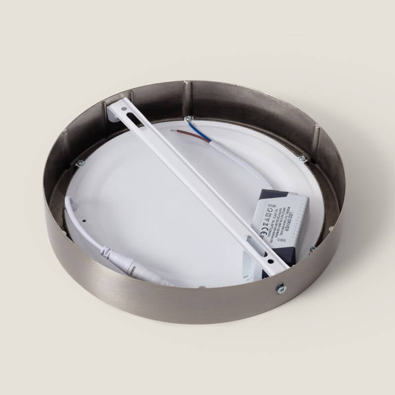 NESPIVO zilverkleurige ronde LED plafondlamp, afbeelding 4