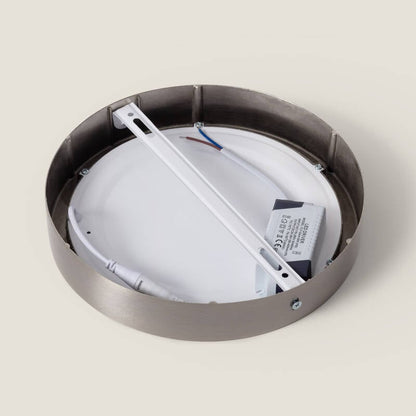 NESPIVO zilverkleurige ronde LED plafondlamp, afbeelding 4