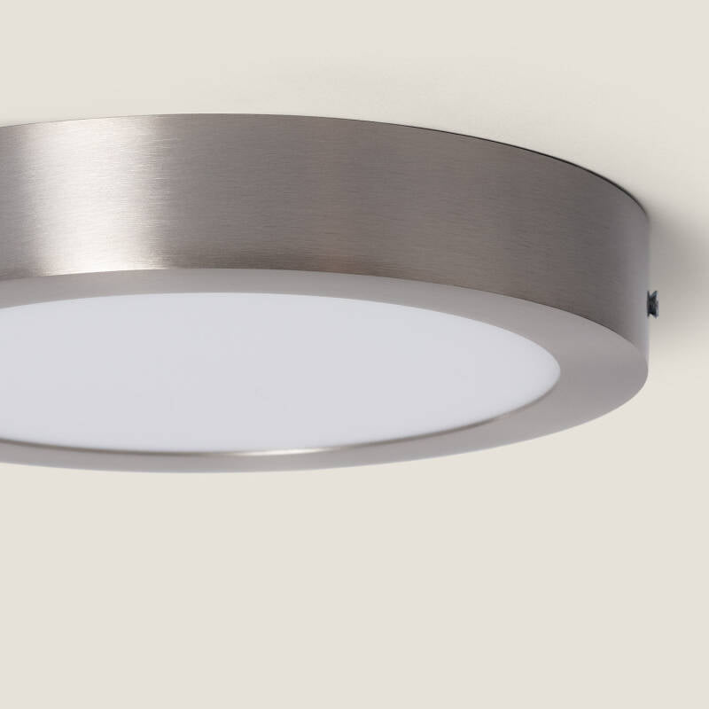 NESPIVO zilverkleurige ronde LED plafondlamp, afbeelding 3