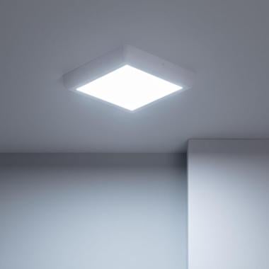 GUNDRIVO vierkant LED opbouwpaneel in wit