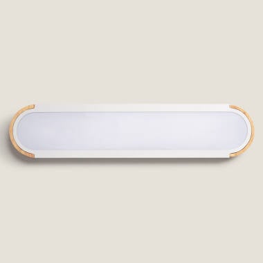 VERDIVO langwerpige LED plafondlamp van hout en aluminium, afbeelding 6