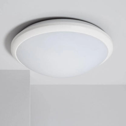 SENTARO ronde plafondlamp met bewegingsmelder in wit