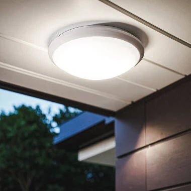 SENTARO ronde plafondlamp met bewegingsmelder in wit, foto 2