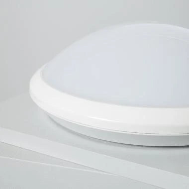 SENTARO ronde plafondlamp met bewegingsmelder in wit, foto 3