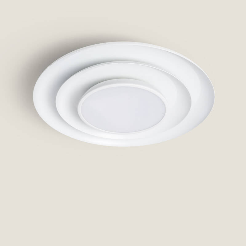 FOLARO ronde LED plafondlamp van metaal 30 cm in wit