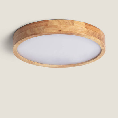 RENTAVO LED plafondlamp in hout, afbeelding 1
