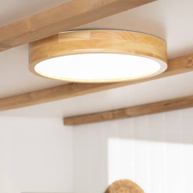 RENTAVO LED plafondlamp in hout, afbeelding 6