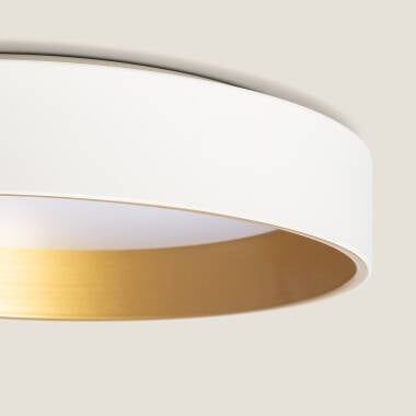 LORAVO LED plafondlamp in wit met goud, afbeelding 5