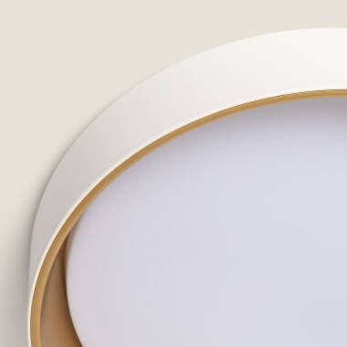 LORAVO LED plafondlamp in wit met goud, afbeelding 6