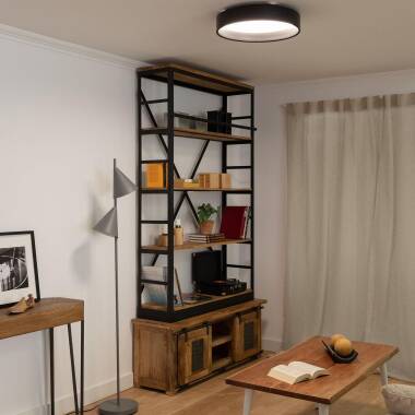 Quervaro plafondlamp in zwart, afbeelding 2