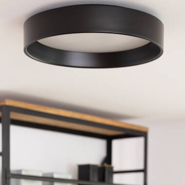 Quervaro plafondlamp in zwart, afbeelding 3