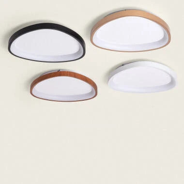 ZIRMAVO ovale LED plafondlamp van aluminium