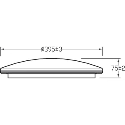 FOSTIVO ronde platte LED plafondlamp, afbeelding 2