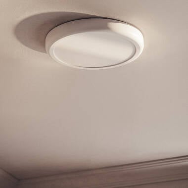 JEMRIVO rond LED opbouwpaneel in wit