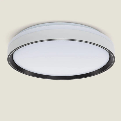 CANDIVO zwarte ronde LED plafondlamp van 40 cm
