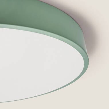 YERBANO LED plafondlamp in celadon groen, afbeelding 5