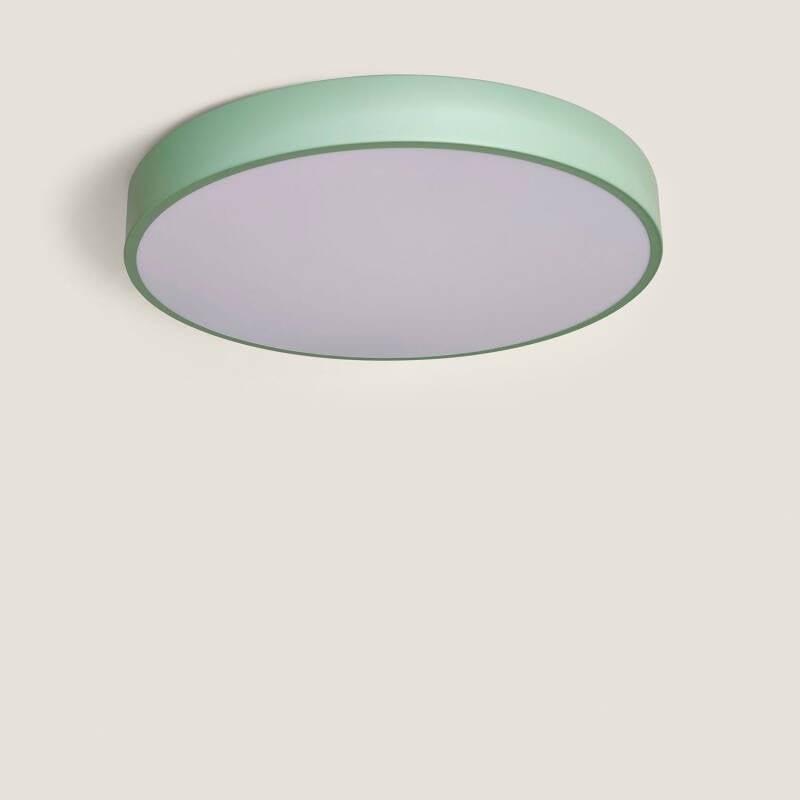 YERBANO LED plafondlamp in celadon groen, afbeelding 1