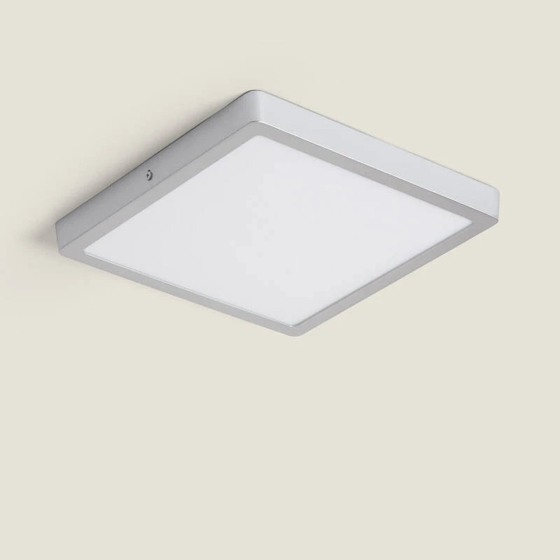 MIRNARO vierkante LED plafondlamp 28 cm in zilver