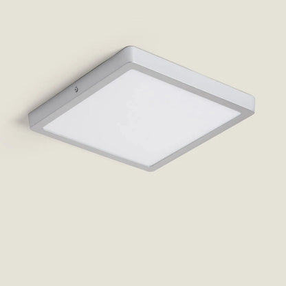 MIRNARO vierkante LED plafondlamp 28 cm in zilver
