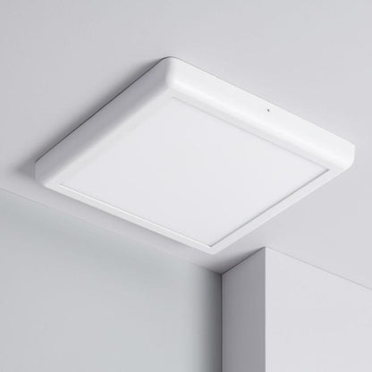 BRIVARO vierkante LED plafondlamp in wit