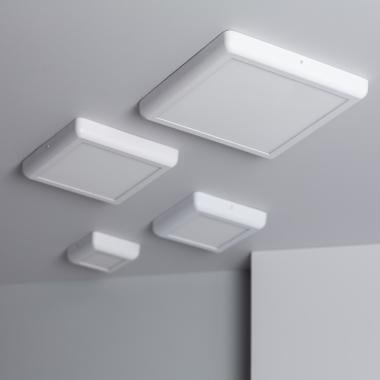 BRIVARO vierkante LED plafondlamp in wit, foto 6