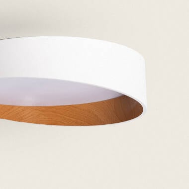 EMSARO ronde LED plafondlamp in wit, foto 2