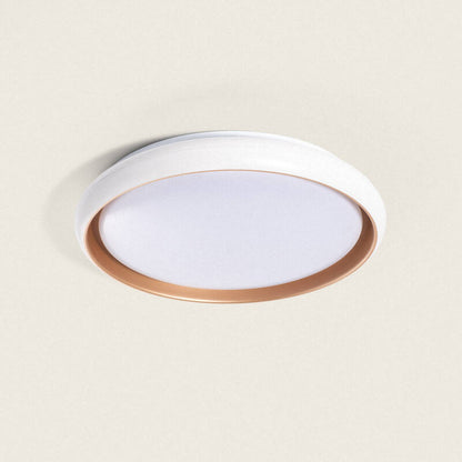 VENKIVO platte ronde LED plafondlamp in wit