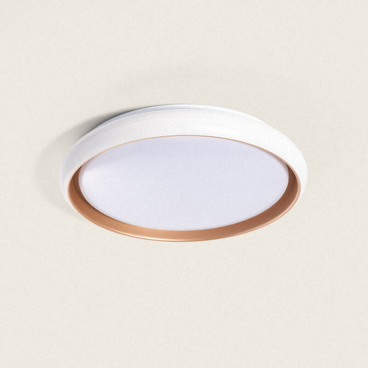 VENKIVO platte ronde LED plafondlamp in wit