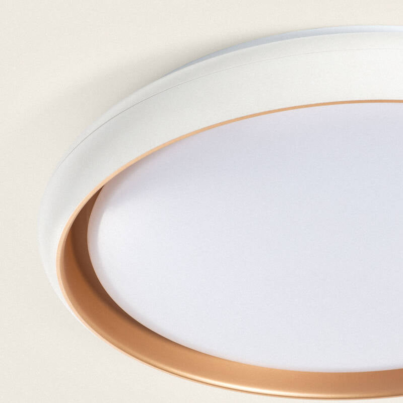 VENKIVO platte ronde LED plafondlamp in wit