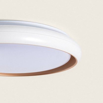 VENKIVO platte ronde LED plafondlamp in wit