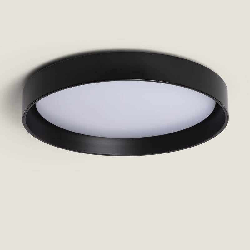 CRENAVO LED plafondlamp in zwart, afbeelding 1
