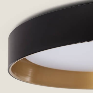 CRENAVO LED plafondlamp in zwart met goud, afbeelding 5