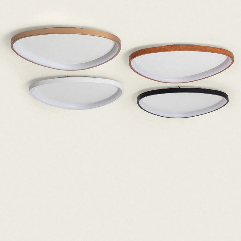 VANLARO ovale platte LED plafondlamp, foto 4
