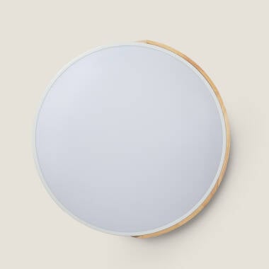 YULMIVO ronde LED plafondlamp met houten rand, afbeelding 11