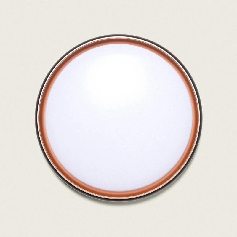 MELDIVO zwarte ronde LED plafondlamp van 51 cm