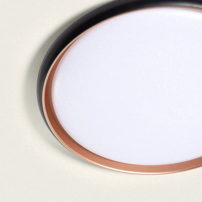 MELDIVO zwarte ronde LED plafondlamp van 51 cm