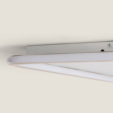 WEMBARO vierkante LED plafondlamp in aluminium, foto 4