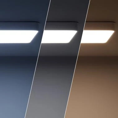 DRELVANO rechthoekige LED plafondlamp van metaal