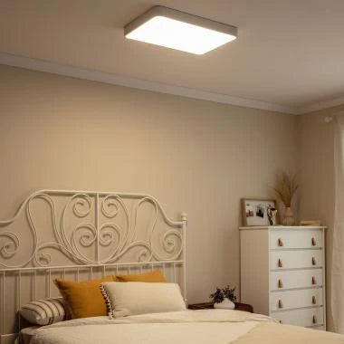 DRELVANO rechthoekige LED plafondlamp van metaal