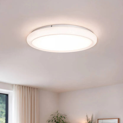 SARBIVO witte ronde LED plafondlamp van metaal 51 cm