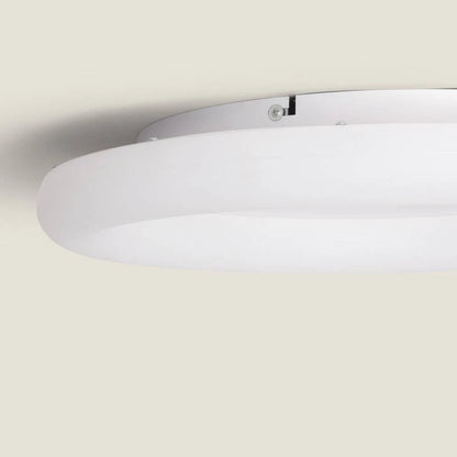 SARBIVO witte ronde LED plafondlamp van metaal 51 cm