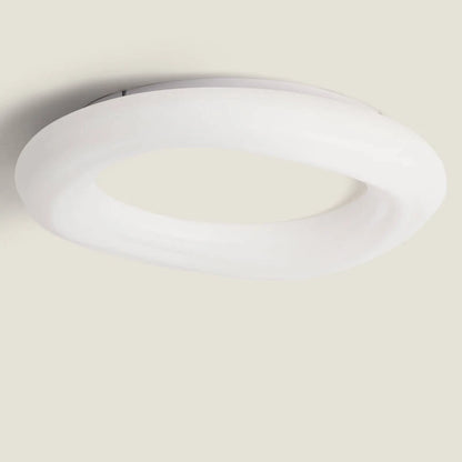 PRUSTARO grote ronde witte LED plafondlamp